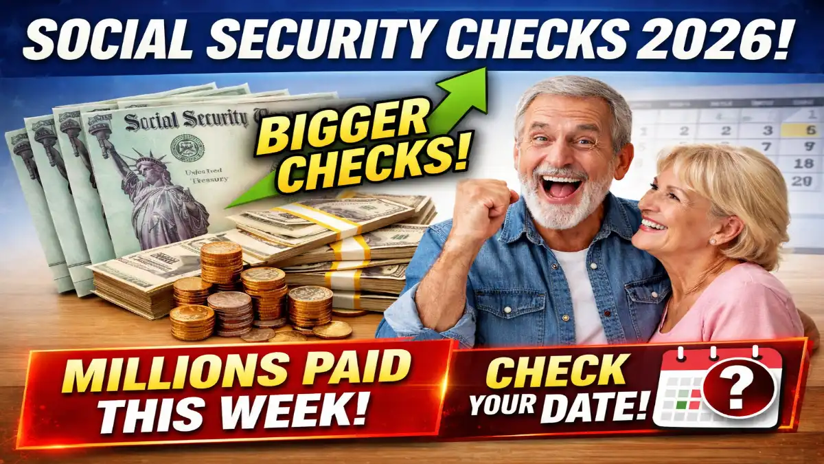 Social Security checks 2026, bigger payments this week, SSA payment schedule, Social Security update, SSDI SSI payments, Social Security dates